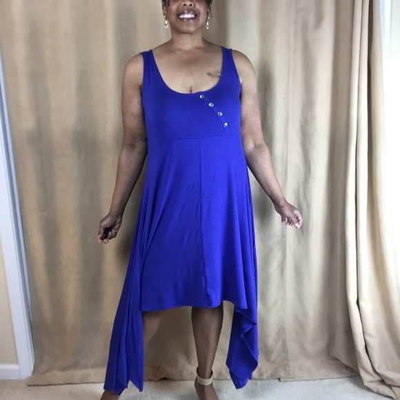 2 for 1! SWAK Dress w/ Sharkbite Hem & Keyhole Back Size 1X - Picture 8 of 16